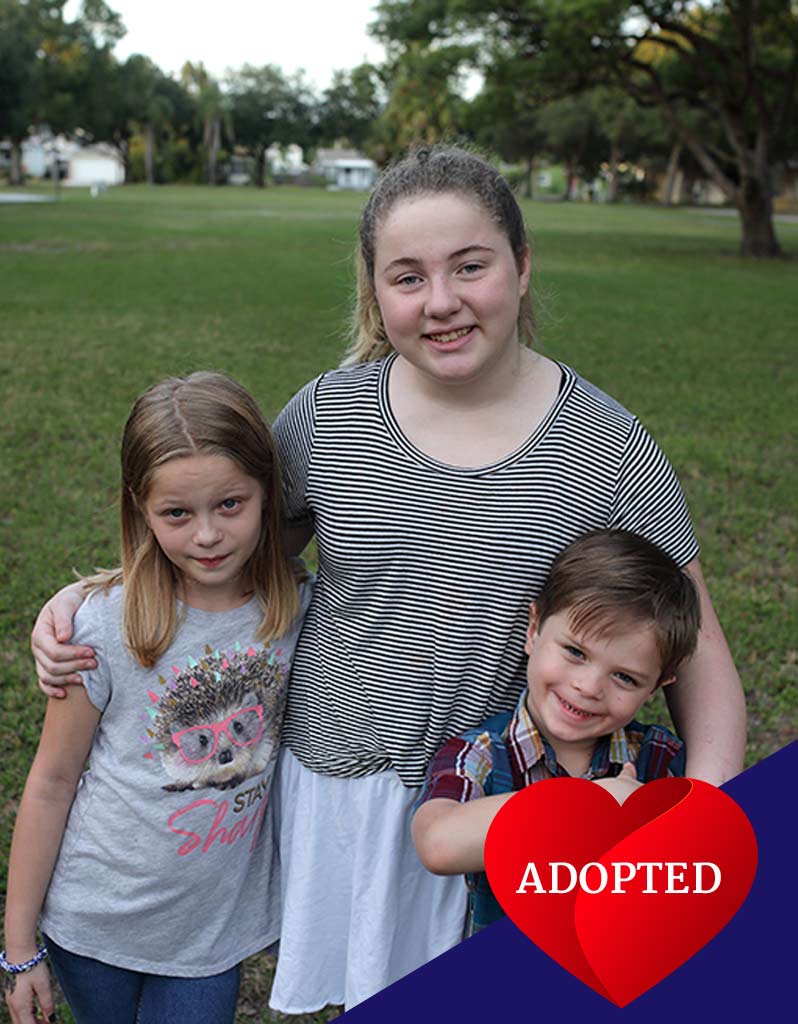 ADOPTED: SIBLINGS: Lilian, Jaelynn, & Anthony